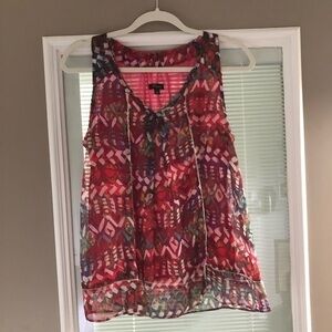 Cupid Sleeveless Lined Blouse Size S